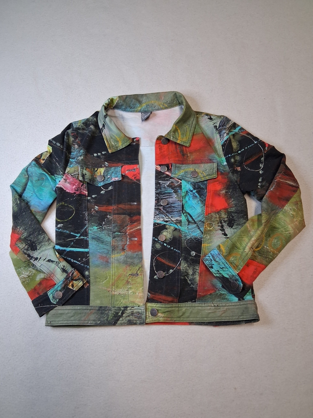 Abstract Multi-Color Jacket